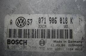 БЛОК УПРАВЛЕНИЯ /БЛОК УПРАВЛЕНИЯДВИГАТЕЛЯ 071906018K BOSCH 0261206175