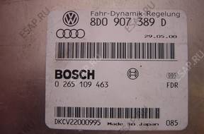 БЛОК УПРАВЛЕНИЯ /БЛОК УПРАВЛЕНИЯДВИГАТЕЛЯ 8D0907389D BOSCH 0265109463
