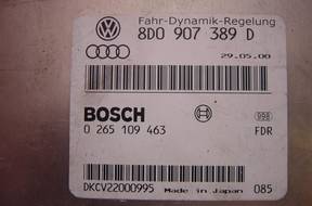БЛОК УПРАВЛЕНИЯ /БЛОК УПРАВЛЕНИЯДВИГАТЕЛЯ 8D0907389D BOSCH 0265109463