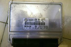 БЛОК УПРАВЛЕНИЯ /БЛОК УПРАВЛЕНИЯДВИГАТЕЛЯ 8D0907557T BOSCH 0261204184