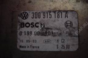 БЛОК УПРАВЛЕНИЯ /БЛОК УПРАВЛЕНИЯsilnikka 3D0915181A BOSCH 0199000001