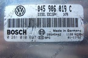 БЛОК УПРАВЛЕНИЯ /БЛОК УПРАВЛЕНИЯsilnikVW 045906019C BOSCH 0281010697