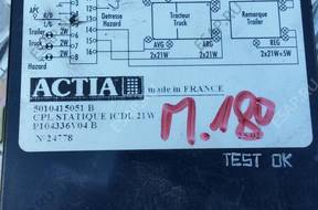 БЛОК УПРАВЛЕНИЯ   БЛОКА УПРАВЛЕНИЯ ACTIA MIDLUM 5010415051B