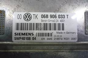 БЛОК УПРАВЛЕНИЯ БЛОКА УПРАВЛЕНИЯ ДВИГАТЕЛЯ VW PASSAT 06B906033T