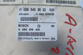 БЛОК УПРАВЛЕНИЯ БЛОКА УПРАВЛЕНИЯ MERCEDES A-KLASA 1.6 A160 ESP