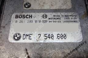 БЛОК УПРАВЛЕНИЯ BME E63 4.4 V8 БЕНЗИН 7540600 0261209010