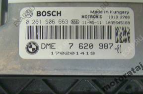 БЛОК УПРАВЛЕНИЯ BMW  0261S06663 DME7620987