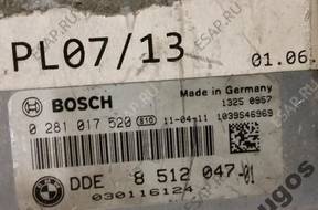 БЛОК УПРАВЛЕНИЯ BMW 0281017520 E90,E93,E91 2.0 N47