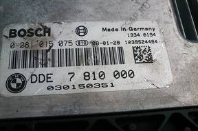 БЛОК УПРАВЛЕНИЯ   BMW 1 E87 3 E90 2.D 0281015075