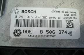 БЛОК УПРАВЛЕНИЯ   BMW 1 E87 E88 2.0 D 8506374