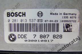 БЛОК УПРАВЛЕНИЯ BMW 118D E87 E81  0281013537 DDE7807828