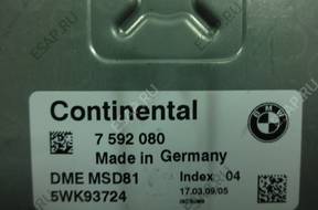 БЛОК УПРАВЛЕНИЯ   BMW 3 E90 E91 E92 3.5 i 7592080
