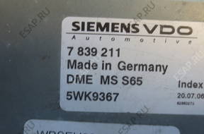 БЛОК УПРАВЛЕНИЯ   BMW 7839211 5WK9367 SIEMENS VDO