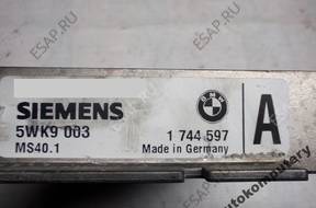 БЛОК УПРАВЛЕНИЯ BMW E34 2.0 БЕНЗИН 1744597 5wk9003