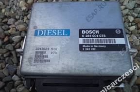 БЛОК УПРАВЛЕНИЯ BMW E34 2.4 TD 0281001078