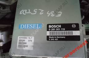 БЛОК УПРАВЛЕНИЯ BMW e34   2.5 TDS  0 281 001 119