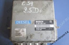 БЛОК УПРАВЛЕНИЯ BMW E34 2.5 TDS BOSCH 0281001117
