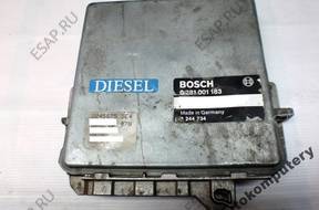 БЛОК УПРАВЛЕНИЯ BMW E34 2.5TD 2244734 0281001183