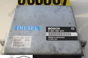 БЛОК УПРАВЛЕНИЯ   BMW E34 524 td Bosch 0281001077