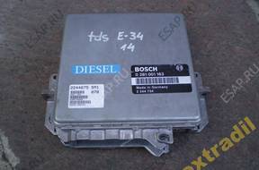 БЛОК УПРАВЛЕНИЯ BMW E34 525tds M51   ДВИГАТЕЛЕМ 163