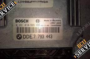 БЛОК УПРАВЛЕНИЯ BMW E46 2.0D  0281010565 DDE7793443