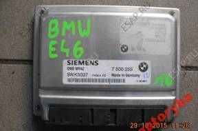 БЛОК УПРАВЛЕНИЯ BMW E46 7500255 5WK9037