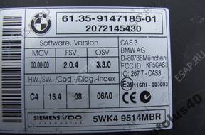 БЛОК УПРАВЛЕНИЯ   BMW E60 61.35-9147185-01