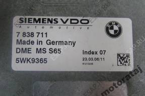 БЛОК УПРАВЛЕНИЯ BMW E60 E63 7838711 DME MS S65 5WK9365