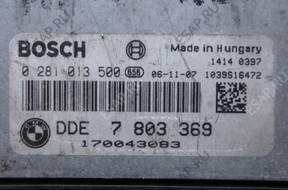 БЛОК УПРАВЛЕНИЯ BMW E60 E65 3.0D 0281013500 DDE 7803369