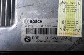 БЛОК УПРАВЛЕНИЯ BMW E61 E90  2.0 0281016067 8506374