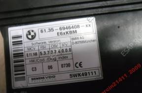 БЛОК УПРАВЛЕНИЯ bmw e63 e60   KBM 6946408