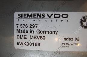 БЛОК УПРАВЛЕНИЯ   BMW E70 E71 DME MSV80 7576297