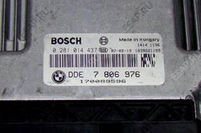 БЛОК УПРАВЛЕНИЯ BMW E70 X5 3.0D 0281014437 7806976 DDE