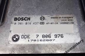 БЛОК УПРАВЛЕНИЯ BMW E70 X5 3.0D 7806976 0281014437