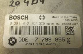 БЛОК УПРАВЛЕНИЯ   BMW E87 0281012754 DDE779985502