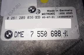 БЛОК УПРАВЛЕНИЯ BMW E87 1.6 БЕНЗИН 7550688 0261209036