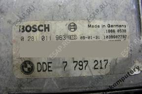 БЛОК УПРАВЛЕНИЯ BMW E87 2.0 ДИЗЕЛЬ 7797217 0281011963