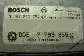 БЛОК УПРАВЛЕНИЯ BMW E87 2.0 ДИЗЕЛЬ 7799855 0281012754