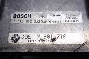 БЛОК УПРАВЛЕНИЯ BMW E87 2.0 ДИЗЕЛЬ 7801710 0281013252