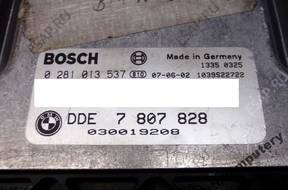 БЛОК УПРАВЛЕНИЯ BMW E87 2.0D 7807828 0281013537