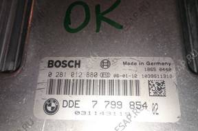 БЛОК УПРАВЛЕНИЯ BMW E87 E90 118 D 122 0281012880 7799854
