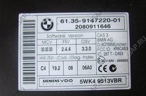 БЛОК УПРАВЛЕНИЯ BMW E87  МОДУЛЬ  CAS 6135914722001