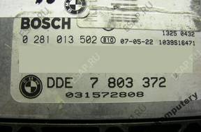 БЛОК УПРАВЛЕНИЯ BMW E90 2.0 ДИЗЕЛЬ 7803372 0281013502