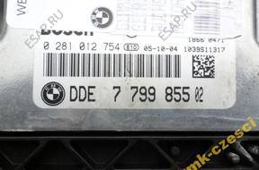 БЛОК УПРАВЛЕНИЯ BMW E90 2.0D 0 281 012 754