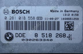 БЛОК УПРАВЛЕНИЯ BMW E90 2.0D 320D 0281018558 DDE 8518268