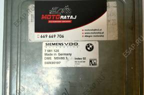 БЛОК УПРАВЛЕНИЯ BMW E90 3.0  7581126 5WK90197 MSV80.1