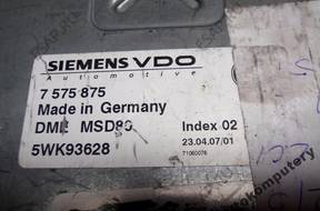 БЛОК УПРАВЛЕНИЯ BMW E90 3.0 БЕНЗИН 7575875 5wk93628