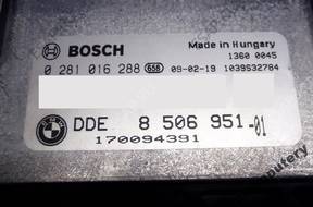 БЛОК УПРАВЛЕНИЯ BMW E90 3.0 ДИЗЕЛЬ 8506951 0281016288