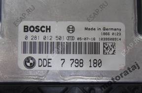 БЛОК УПРАВЛЕНИЯ BMW E90 320d 0281012501 7798180 DDE 2.0