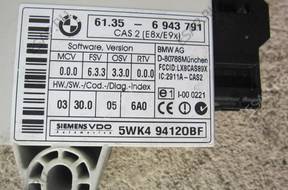 БЛОК УПРАВЛЕНИЯ BMW E90 320d 163 KM   ДВИГАТЕЛЕМ CAS